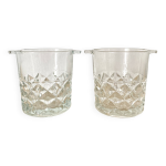 Seaux  glaons en verre