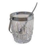 Seau à glaçons en verre avec sa cuillère Seau à glaçons en verre avec sa cuillère