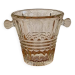 Seau  glaons en verre vintage