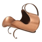 Seau ou porte bches en cuivre, ancien.