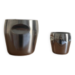 Seaux  refroidir le champagne et le vin alessi alfra modele 872 par luigi massoni et carlo mazerri