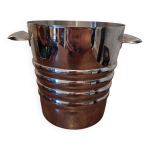 Seau  vin inox vintage design