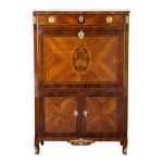 Secrétaire à abattant louis xvi en placage de bois de rose et bois de violette, xviiie siècle Secrétaire à abattant louis xvi en placage de bois de rose et bois de violette, xviiie siècle