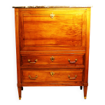 Secrtaire en acajou blond d poque louis xvi