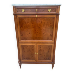 Secrétaire en acajou moucheté de style louis xvi époque xxeme siècle Secrétaire en acajou moucheté de style louis xvi époque xxeme siècle