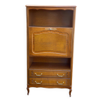 Secrtaire art nouveau louis xv bois massif chne moyen satin