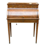 Secrtaire bureau cylindre du 19me sicle en bois
