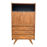 Secretaire bureau vintage pieds compas Secretaire bureau vintage pieds compas