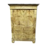 Secr�taire charles x en ronce de noyer