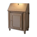 Secr�taire en ch�ne brut vintage