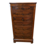 Secr�taire chiffonnier en acajou style louis philippe