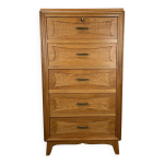 Secrétaire commode chêne années 50, vintage Secrétaire commode chêne années 50, vintage