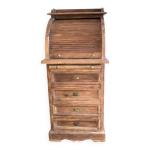Secr�taire � cylindre en bois massif