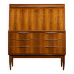 Secrétaire design danois en palissandre par erling torvits pour klim mobelfabrik, 1960s Secrétaire design danois en palissandre par erling torvits pour klim mobelfabrik, 1960s