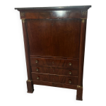Secrtaire d poque empire en acajou, estampill de joseph kochly, xixe sicle