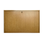 Secrtaire mural en plaqu chne verni vintage annes 50