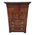 Secretaire restauration en acajou du xix ème siecle Secretaire restauration en acajou du xix ème siecle