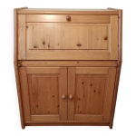 Secrétaire scandinave en pin ciré Secrétaire scandinave en pin ciré