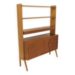 Secrtaire scandinave en teck et en chne, sude, 1950