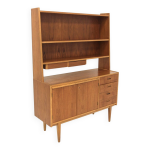 Secrtaire scandinave en teck et en chne, sude, 1960