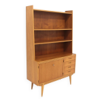 Secrétaire scandinave en teck et en chêne, suède, 1960 Secrétaire scandinave en teck et en chêne, suède, 1960