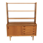 Secrtaire scandinave en teck et en chne, sude, 1960