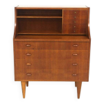 Secrtaire scandinave en teck, sude, 1950
