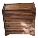 Secrtaire scriban ancien en bois