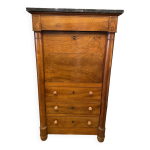 Secretaire style louis xvi en noyer fin xixeme avec tiroirs Secretaire style louis xvi en noyer fin xixeme avec tiroirs