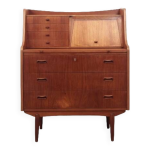 Secrétaire en teck, design danois, années 1960, production : danemark Secrétaire en teck, design danois, années 1960, production : danemark