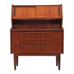 Secrétaire en teck, design danois, années 1970, production : danemark Secrétaire en teck, design danois, années 1970, production : danemark