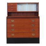 Secrétaire en teck, design danois, années 1970, production : danemark Secrétaire en teck, design danois, années 1970, production : danemark