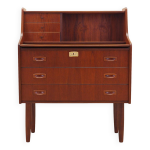 Secrétaire en teck, design danois, années 1970, production : danemark Secrétaire en teck, design danois, années 1970, production : danemark