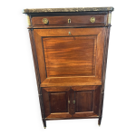 Secr�taire xviiie en acajou massif louis xvi