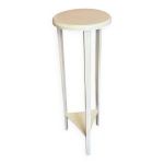 Sellette ancienne tripode art d�co bois blanc vintage