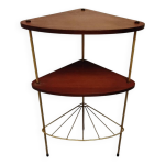 Sellette d angle, table d appoint vintage