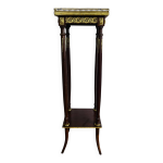 Sellette en bois et laiton dor de style napolon iii