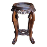 Sellette bois & marbre 1900