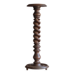 Sellette bois tourné vintage, piédestal bois, porte - plante bois Sellette bois tourné vintage, piédestal bois, porte - plante bois