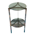 Sellette chrome et doubles plateaux