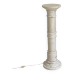 Sellette, colonne en albtre lumineuse