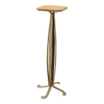 Sellette fer forgé et bois - table d'appoint art déco - meuble colonne Sellette fer forgé et bois - table d'appoint art déco - meuble colonne