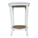 Sellette ou guridon d'appoint style louis xv en bois laqu