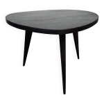 Sellette porte plante tripode pieds compas, bois, années 50 Sellette porte plante tripode pieds compas, bois, années 50