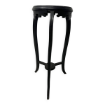 Sellette ronde de style napol�on en poirier noirci xx si�cle