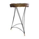 Sellette rotin et mtal annes 50