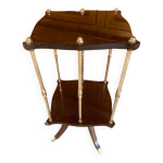Sellette, table d'appoint pivotante a 360 fabrication francaise 1950's