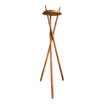Sellette tripode pour plante, napoleon iii en bois façon bambou Sellette tripode pour plante, napoleon iii en bois façon bambou