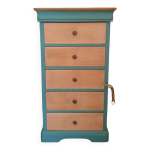 Semainier, chiffonier 6 tiroirs restauré Semainier, chiffonier 6 tiroirs restauré