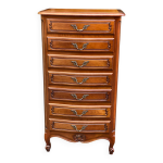 Semainier de style louis xv en bois massif du xx�me